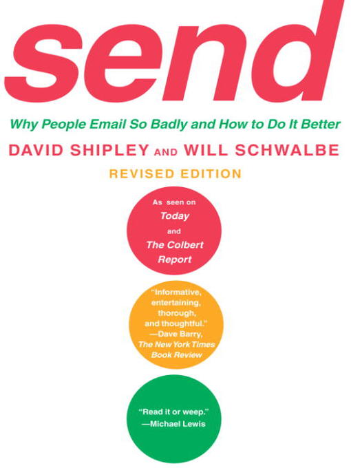 Title details for Send by David Shipley - Available
